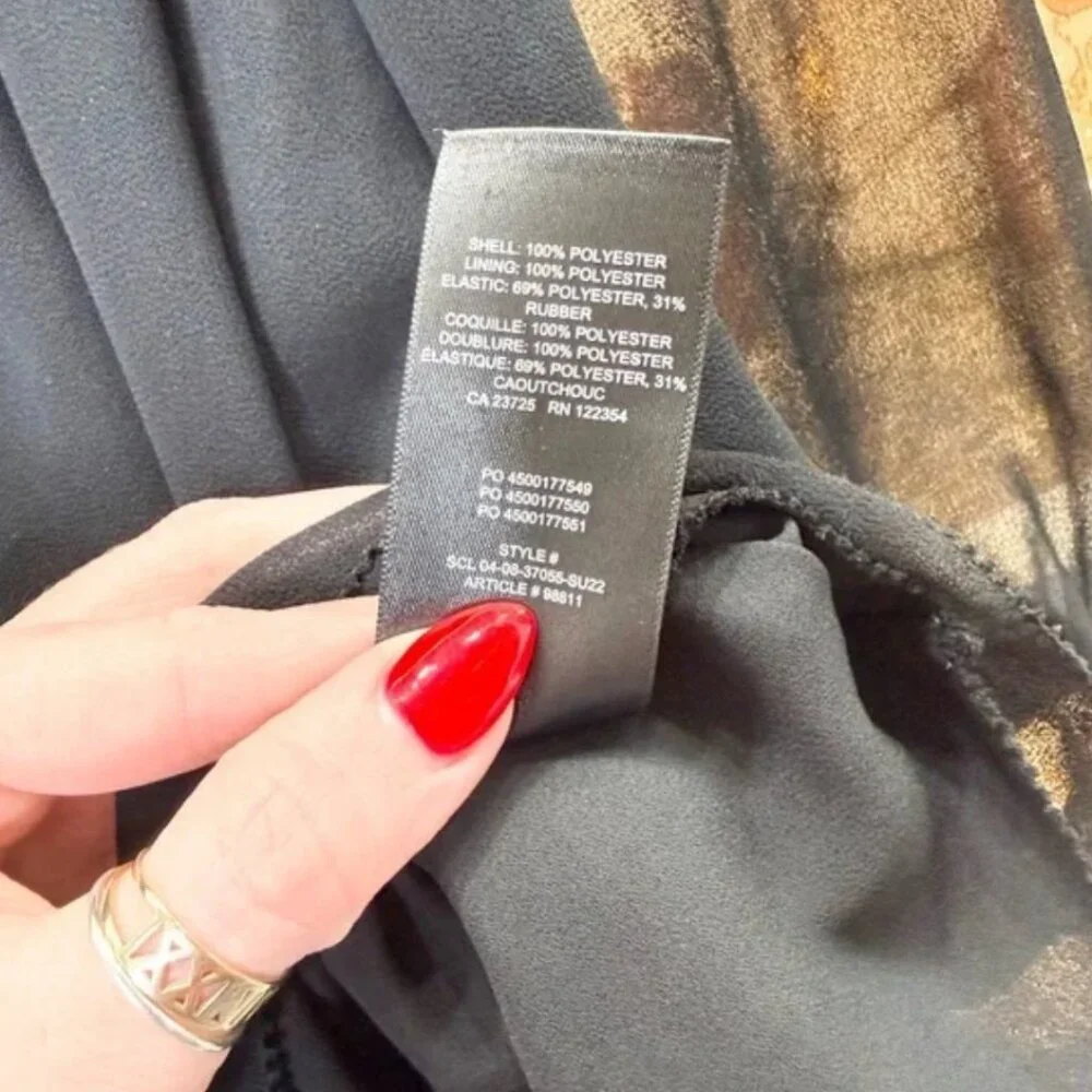 Aritzia Wilfred Tempest Mini Dress Black XS - Picture 7 of 7